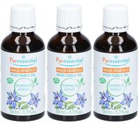PURESSENTIEL Huile végétale de bourrache bio 3x50 ml