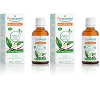 Puressentiel - Huile Végétale de Vanille BIO - 100 pourcent pure et naturelle - Peaux déshydratées - Relaxante - Fabrication française - 50 ml (Lot de 2)