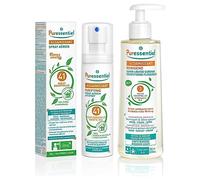 Puressentiel - Kit Purifiant - Spray Aérien aux 41 Huiles Essentielles 75ml + Savon Liquide Surgras aux 3 Huiles essentielles BIO - Made in France