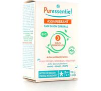 Puressentiel Assainissant Pain Savon Surgras Solide Aux 3 Huiles Essentielles Bio 100g