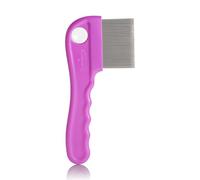 Puressentiel Peigne Anti-Poux Loupe intégrée Acier inoxydable | Dotée de 3 rangées de dents en acierinoxydable. Enlève les poux, les larves et les lentes efficacement et facilement