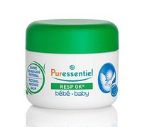 Puressentiel - Resp OK - Baume de Massage Pectoral Bébé - Formule 100% d'Origine Naturelle - Aide à procurer un massage apaisant et réchauffant dès les Premiers Froids - 30 ml