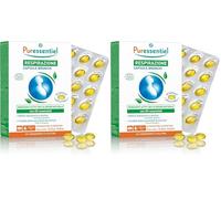Puressentiel - Respiratoire - Capsules Bronches aux huiles essentielles Bio - Actifs 100% d'origine naturelle - Dégage les bronches, apaise la gorge & assainit les voies respiratoires - 30 capsules