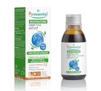 Puressentiel - Respiratoire - Sirop Toux sèche et grasse Enfant - Calme la toux et protège la muqueuse - Bébé à partir de 1 an - Arôme Naturel de Fraise - Dispositif médical - 140 ml