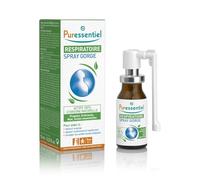 Puressentiel - Respiratoire - Spray Gorge - Aide à adoucir la gorge - Actifs 100 pourcent d'origine naturelle - 15 ml