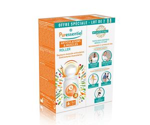 Puressentiel Roller Articulations & Muscles aux 14 huiles essentielles Rouleau 2x75 ml