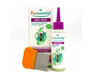 Puressentiel Set Lotion Anti Poux 2x100ml + Peigne