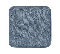 PureSwan Petit tapis de salle de bain - Lavable et absorbant, antidérapant - Tissu chenille épais et doux pour salle de bain, douche, lavabo (30,5 x 30,5 cm, bleu)