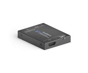 PureTools Convertisseur HDCP avec réduction d'échelle, HDCP 2.3 vers HDCP 1.4, Mise à l'échelle 4K vers 1080p, 4K (60Hz 4:4:4) et Prise en Charge HDR10 PT-C-HDCP-DS Noir