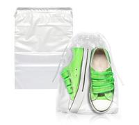 PUREVACY Sac à chaussures de voyage 2 Mil, claire, 8" x 10", 100 paquet