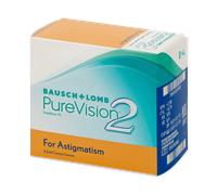 PureVision 2 for Astigmatism (6 lentilles) Puissance: -3.00, BC: 8.90, Diamètre: 14.50, Cylindre: -0.75, Axe: 20° -3.00