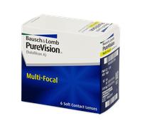 PureVision Multi-Focal (6 lentilles) Puissance: -6.25, BC: 8.60, Diamètre: 14.00 -6.25