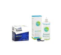 PureVision Multi-Focal (6 lentilles) + Solunate Multi-Purpose 400 ml avec étui