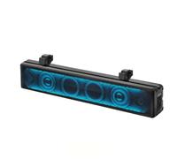 purevox Barre de son UTV, barre de son ATV de 66 cm, synchronisation de la musique, lumières multicolores, barre de son SXS étanche, Bluetooth, pour chariot de golf Polaris RZR Can-Am Defender