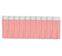 Purewax | Cartouches de cire à épiler | épilation avec bande | Roll on 100ml | professionnel | jambes | Maillot | corps (Titane Rose, 10 Cartouches | 100ml)