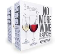 PureWine Lot de 48 Purificateurs et Filtres à Vin - Enlève Histamines et Sulfites, Réduit Allergies et Sensibilités - Restaure le Goût, Bec Inclus