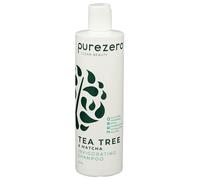 Purezero Shampooing à l'arbre à thé et au matcha - Soin nourrissant et vivifiant pour le cuir chevelu à la menthe, sans sulfates, sans parabènes ni colorants, végétalien et sans cruauté envers les