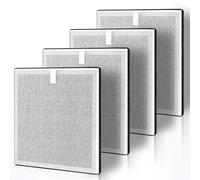 PureZone Filtre à air de rechange 3 en 1 : compatible avec purificateur d'air Pure Enrichment PureZone - Pièce # PEAIRFIL - Filtre efficace en 3 étapes - Lot de 4