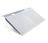 PURFINO Rampe de Remise 74 cm x 61 cm pour Tondeuse Autoportée et Matériel de Jardin - Capacité 680 kg Plaque Perforée Antidérapante pour ATV, Motos, Garages et Granges (2 pièce)