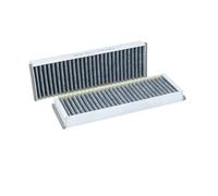 Purflux Filtre d'habitacle AHC247-2 charbon actif 30×98×308 Compatible VW XL1, Audi A6