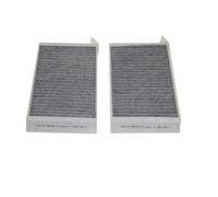 PURFLUX Filtre d'habitacle AHC264-2 Filtre à charbon actif Hauteur: 32 Largeur: 134 Longueur: 264