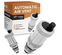Purge Automatique du Radiateur 1/2 Pouce - Valve Vis de Purge Simple pour Radiateurs - Couleur Chrome