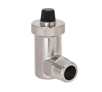 Purgeur Automatique Rapide 1/2" Coudé - Purgeur De Radiateur Pour Installations De Chauffage - Conception Compacte, Étanchéité Fiable Et Installation Rapide
