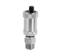 Purgeur Automatique Rapide Chromé 1/2" - Purgeur De Radiateur Pour Chauffage Central - Résistant À La Corrosion, Montage Simple Et Fonctionnement Fiable À Long Terme