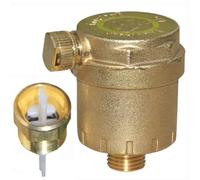 purgeur d'air automatique + vanne d'isolement - diamètre 12 x 17 mm - 47 x 81 mm - giacomini r88iy002