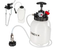 Purgeur de frein à Pompe manuel - 3 litres - Purgeur liquide de frein voiture - Bouteille de Collecte et Adaptateur Multimarques