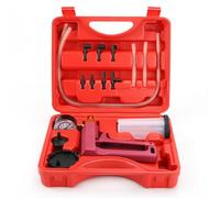 Purgeur de frein manuel, pompes à vide, testeur de fluide automobile avec adaptateur de jauge 2 en 1, outil portatif pour aspiration sous vide de voiture et camion