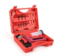 Purgeur de frein manuel, pompes à vide, testeur de fluide automobile avec adaptateur de jauge 2 en 1, outil de test portatif pour voiture camion aspiration sous vide