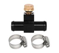 Purgeur de Liquide de Refroidissement en Aluminium, vis en Laiton avec 2 Colliers de Serrage for Nissan Z33 350Z Z34 370Z Infiniti G35 G37, système de Tuyau ID 3/4"