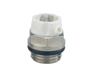 Purgeur radiateur WATTS INDUSTRIES L0256315 15 mm orientable à carré Corps nickelé Bouchon blanc