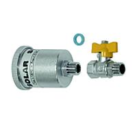 Vaillant auroTHERM plus purgeur rapide solaire 302019 avec vanne d'arrêt, 3/8" AG