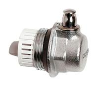 Caleffi Purgeur de radiateur 507 Arenal Aércal demi-corps chromé/chromé 1 1/4" droit