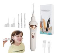 Puriear - Puriear Vacuum Ear Wax Remover Suction, Advanced Ear Wax Cleaner, Soft Earwax Suction Remover Stubborn Earwax Gone in 40 Seconds for Kids & Adults (Beige)