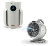 Purificateur d’air Compact Pro Shark et Ventilateur brumisateur Shark FlexBreeze HydroGo - Gris