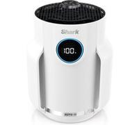 Shark NeverChange, purificateur d’air compact pro, purificateur d'air silencieux pièces et chambres jusqu'à 23m², HEPA 99,9% aspire poussière, pollen, peaux mortes, écran LED, Gris Colombe HP072EU