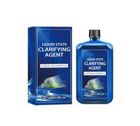 Purificateur d’Eau Aquarium 100ml | Clarificateur & Éliminateur d’Algues | Eau Cristalline pour Aquariums d’Eau Douce et Salée | Nettoyant Aquarium Sûr