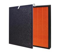 Purificateur d'air 117130 filtre de remplacement J, Compatible for Winix, zéro/zéro PRO/zéro HR950 HR1000, multicouche, élimination des odeurs(Orange Set2)