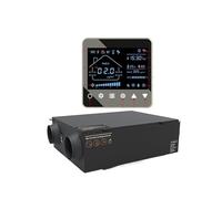 Purificateur d'air 150㎡/h Contrôleur de chauffage Filtre à air Ventilateur Système d'air frais Capteur de température et d'humidité Échangeur de chaleur à bobine Pour le bricolage(150m2h 3 filter)