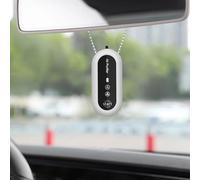 Purificateur d'air à collier - Appareil personnel portable | Générateur d'ions négatifs portable, nettoyeur de voyage Compact pour la poussière de fumée et le Pollen, petit accessoire respiratoire sil