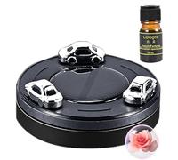 Purificateur d'air à énergie solaire - Parfum solaire, élégant style de modèle rotatif pour voiture, base antidérapante avec noyau de parfum durable | Amélioration du flux