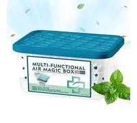 Purificateur d'air ambiant 210 g avec boîte d'élimination des odeurs | Désodorisant multifonction pour chambre à coucher, salle de bain, cuisine, bureau, cave, maison, garage, appartement
