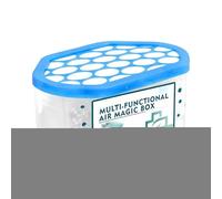 Purificateur d'air automatique pour salle de bain - Unité de dépoussiérage longue durée - Désodorisant compact pour les muscles abdominaux - Désodorisant portable pour