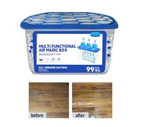 Purificateur d'air compact, boîte de nettoyage de poussière de garage, appareil d'une capacité de 350 ml avec fonction multifonction, collecteur de poussière portable, unité de filtration d'air au des