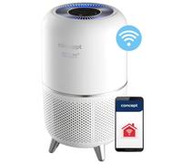 Concept Perfect Air Smart CA1020 HEPA Purificateur d'air avec trois niveaux de filtration d'air Circulation de l'air : 150 m³/h pour des pièces jusqu'à 20 m² Capteur de particules de poussière Blanc