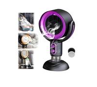 Purificateur d'air de bureau - Éliminateur d'odeurs et de fumée à ions négatifs, extracteur de fumée compact alimenté par USB avec filtre pour la maison et le bureau, élimine les odeurs et la