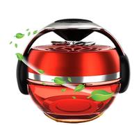 Purificateur d'air de voiture rotatif solaire, diffuseur de voiture solaire - Diffuseur de rotation de thérapie - Décoration de tableau de bord de 50 ml, fournitures de parfum, accessoires pour in